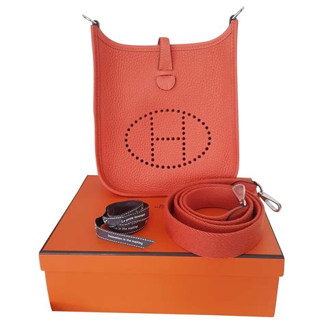 hermes evelyne tpm blue and orange|hermes evelyne review.